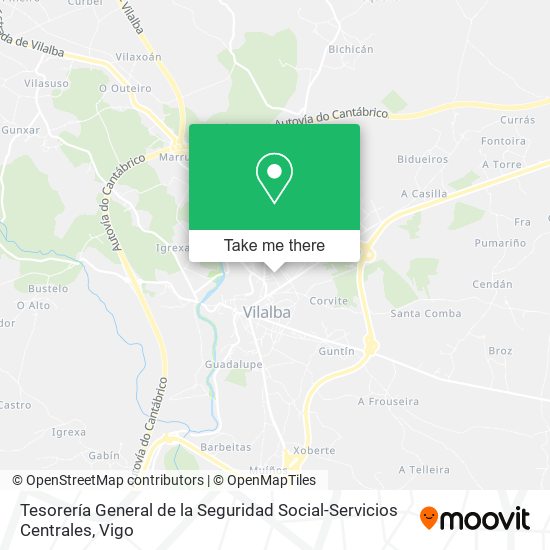 Tesorería General de la Seguridad Social-Servicios Centrales map