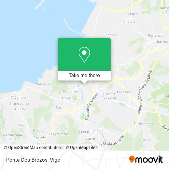 Ponte Dos Brozos map