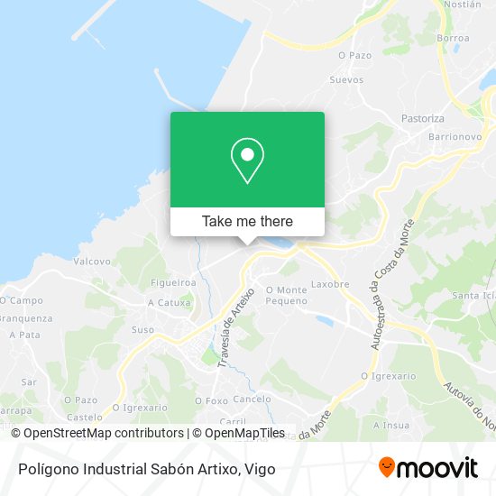 Polígono Industrial Sabón Artixo map