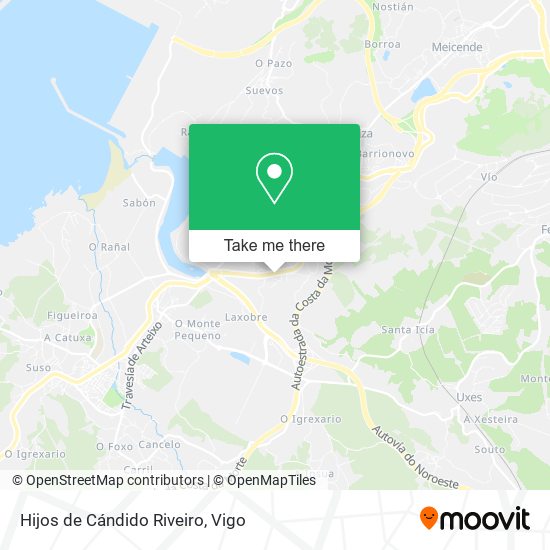 mapa Hijos de Cándido Riveiro