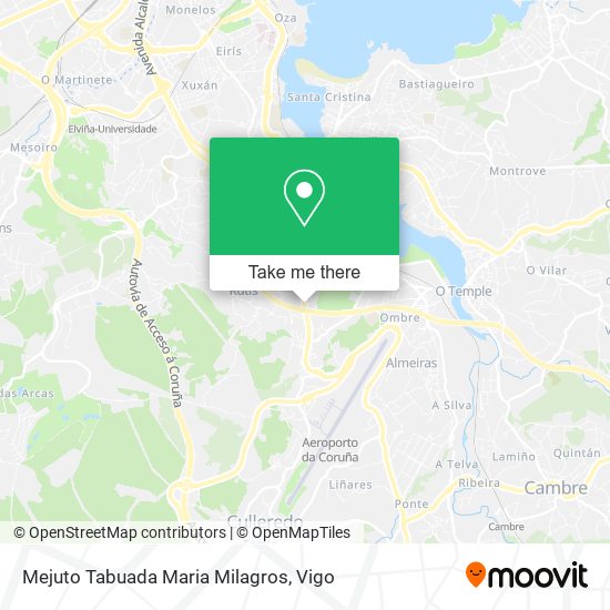 mapa Mejuto Tabuada Maria Milagros