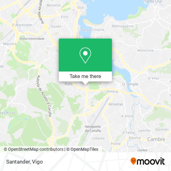 mapa Santander