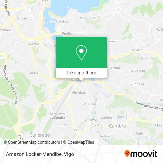 Amazon Locker-Mendibe map