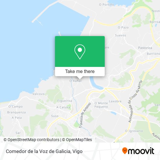 Comedor de la Voz de Galicia map