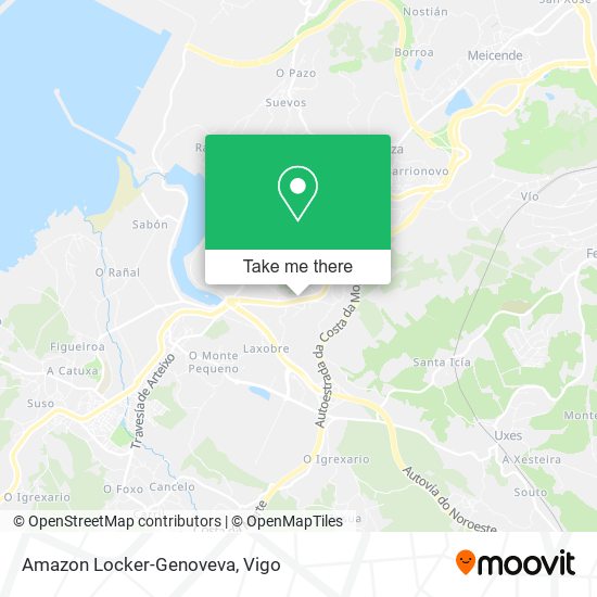 Amazon Locker-Genoveva map