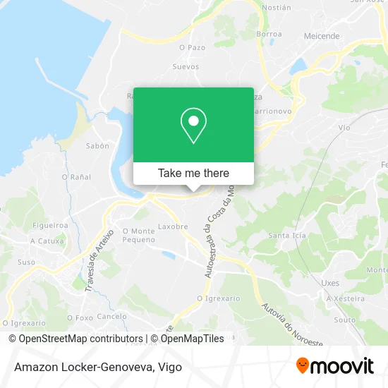 Amazon Locker-Genoveva map