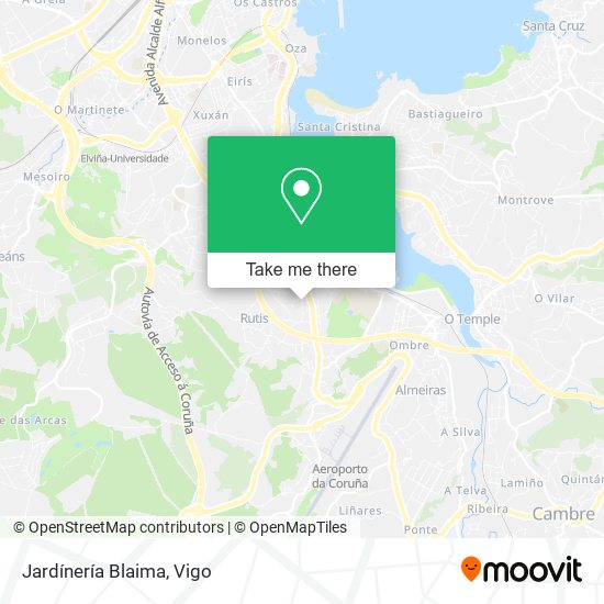 Jardínería Blaima map