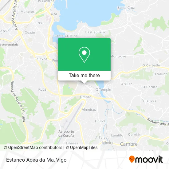 Estanco Acea da Ma map