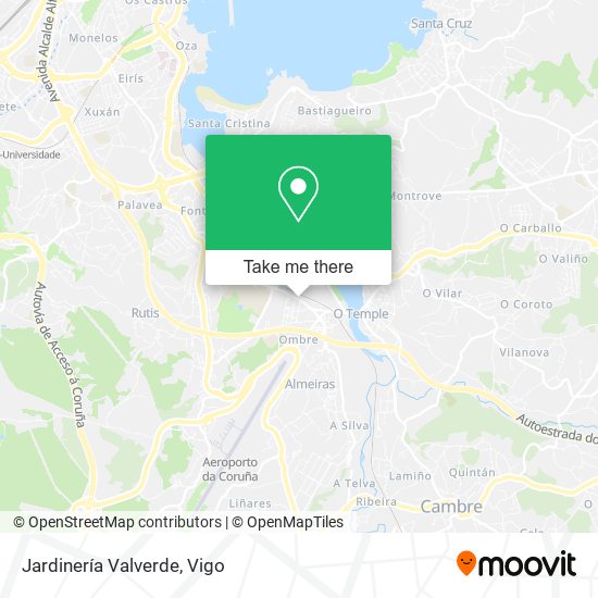 Jardinería Valverde map