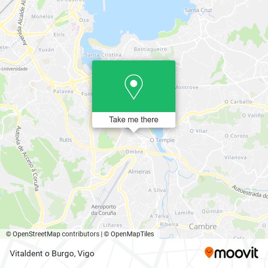 Vitaldent o Burgo map