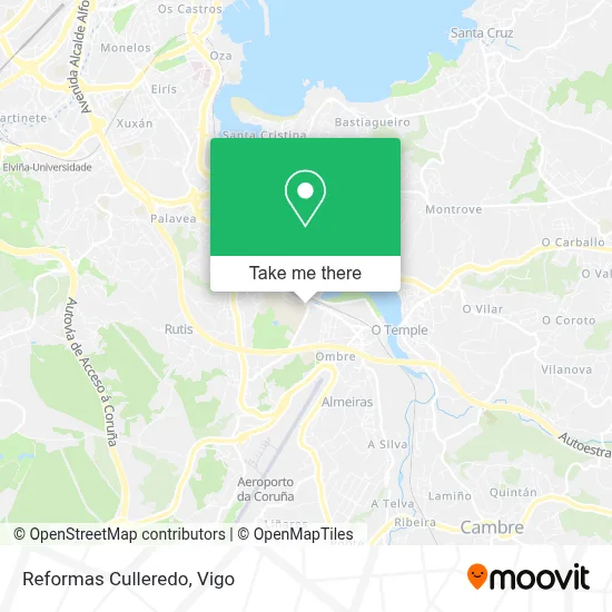 Reformas Culleredo map