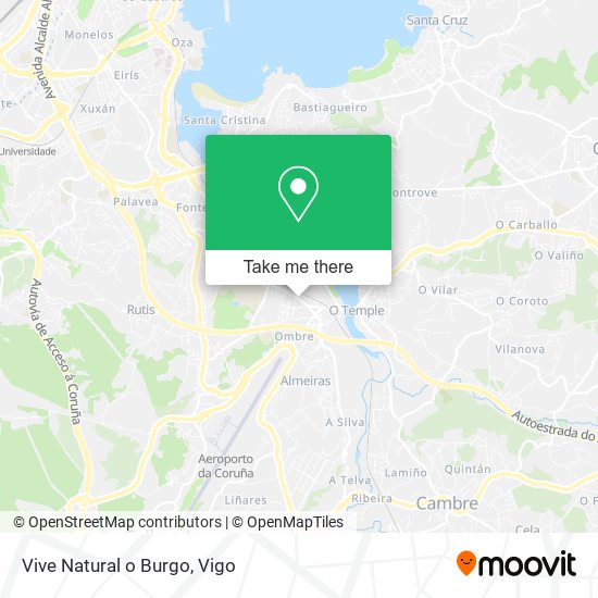 mapa Vive Natural o Burgo