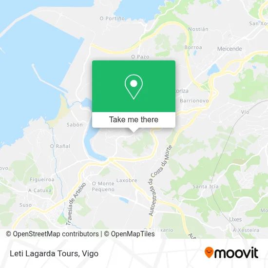 Leti Lagarda Tours map