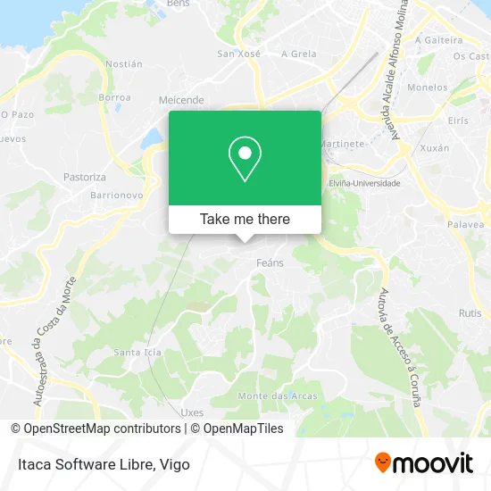 Itaca Software Libre map