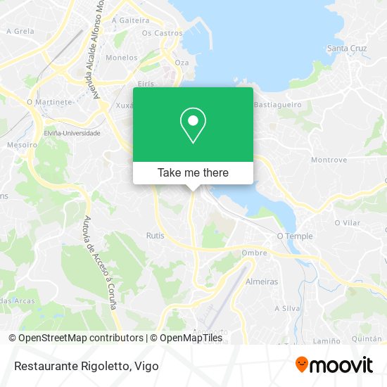 mapa Restaurante Rigoletto