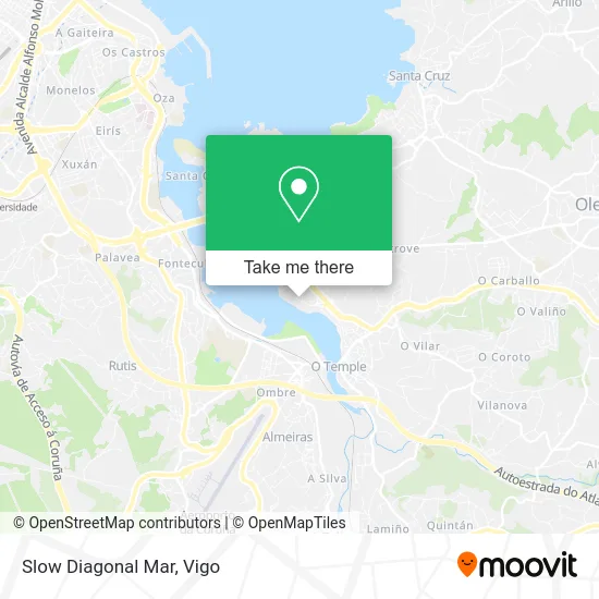 Slow Diagonal Mar map