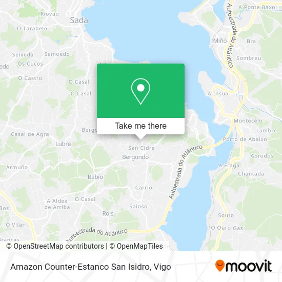 Amazon Counter-Estanco San Isidro map