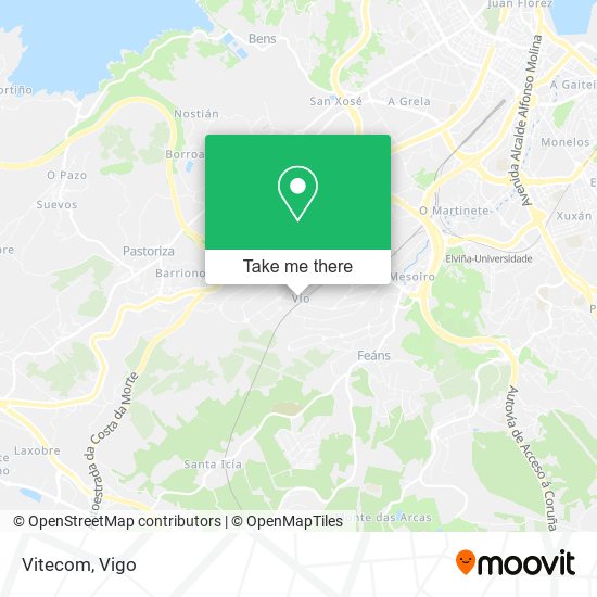 Vitecom map