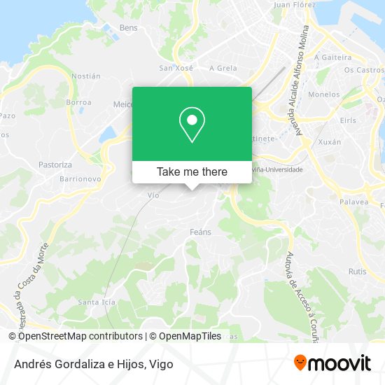Andrés Gordaliza e Hijos map