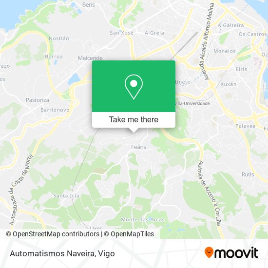 Automatismos Naveira map