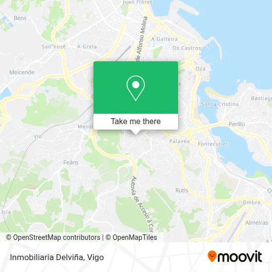 Inmobiliaria Delviña map