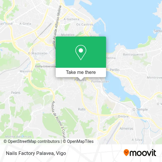 Nails Factory Palavea map