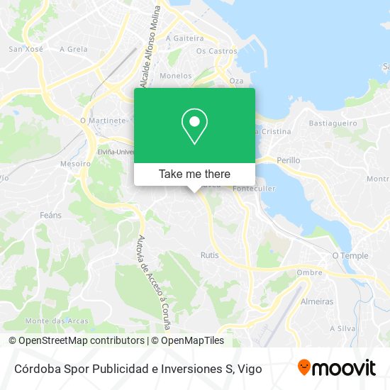 Córdoba Spor Publicidad e Inversiones S map