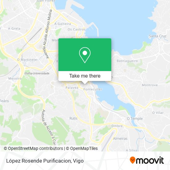 López Rosende Purificacion map