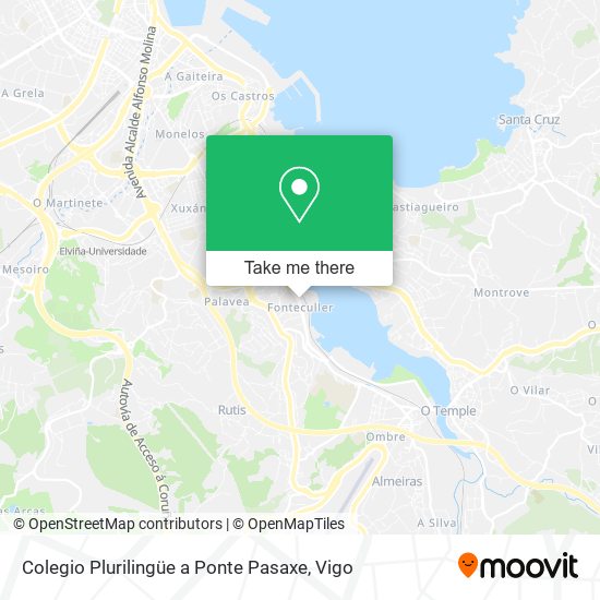 Colegio Plurilingüe a Ponte Pasaxe map