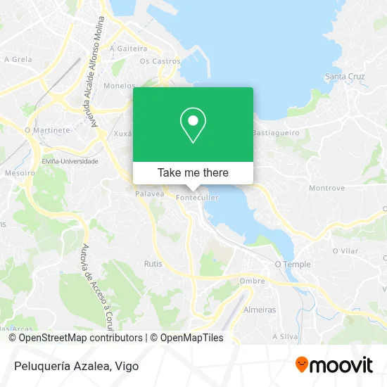 Peluquería Azalea map