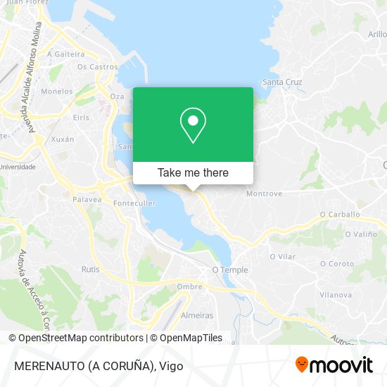 MERENAUTO (A CORUÑA) map