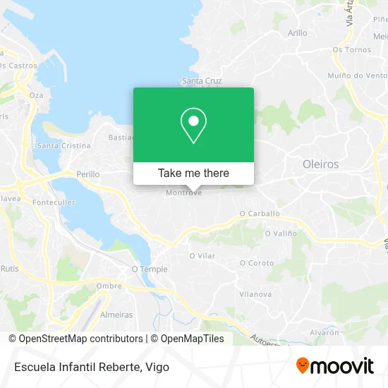 Escuela Infantil Reberte map