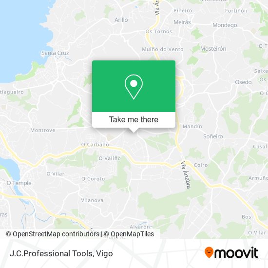 J.C.Professional Tools map