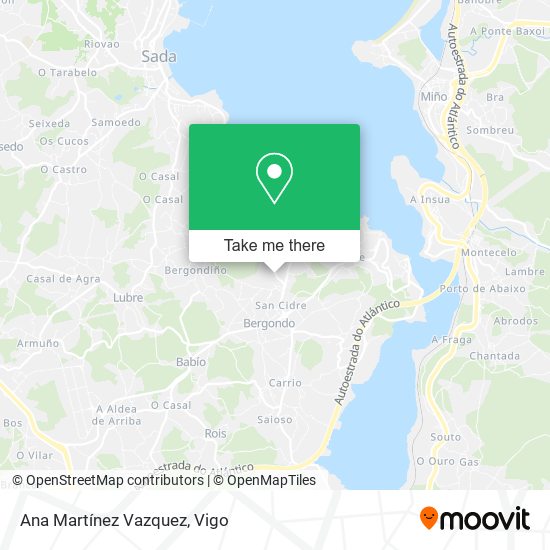 Ana Martínez Vazquez map