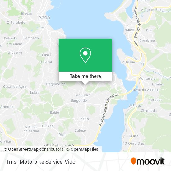 mapa Tmsr Motorbike Service