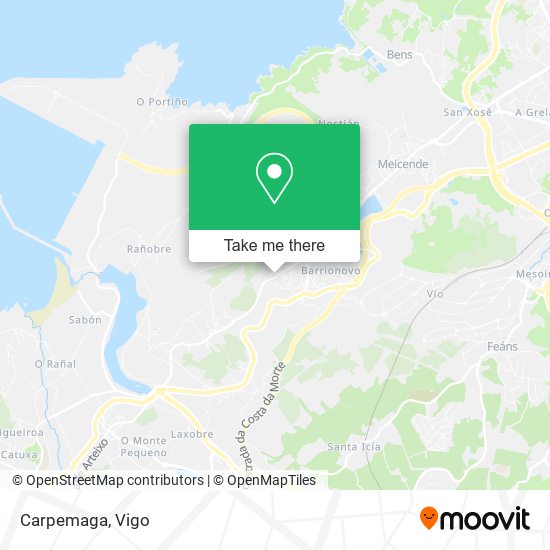 Carpemaga map