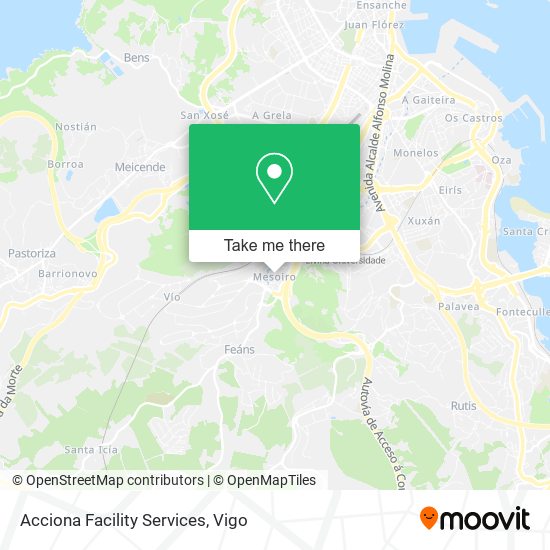 Acciona Facility Services map