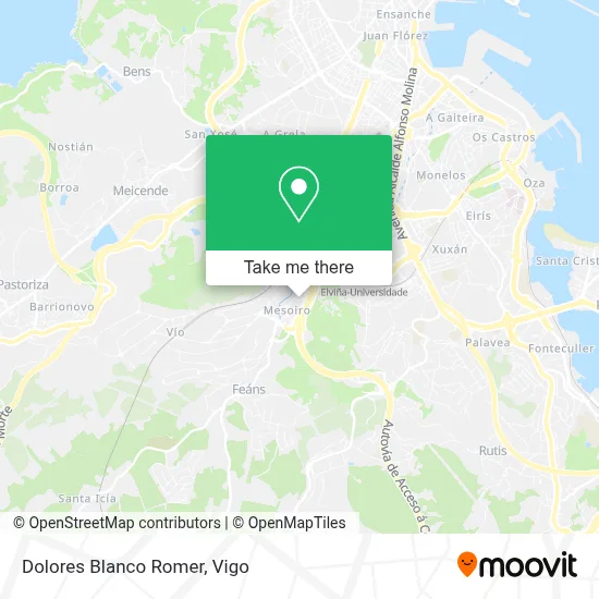 Dolores Blanco Romer map