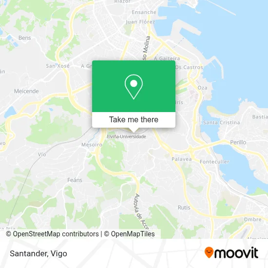 Santander map