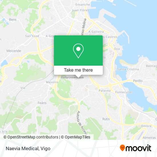 Naevia Medical map