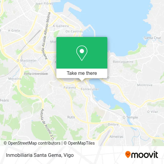 Inmobiliaria Santa Gema map