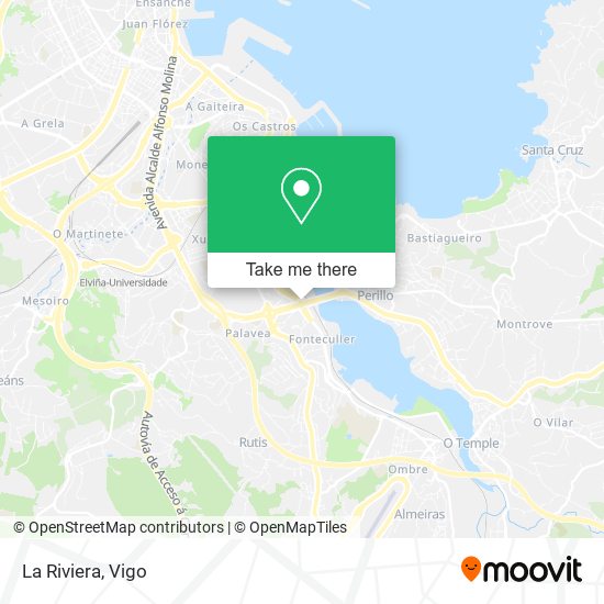 La Riviera map