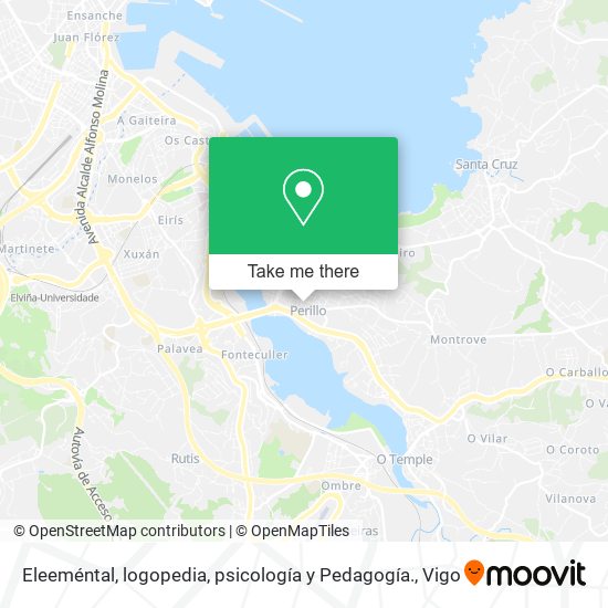 Eleeméntal, logopedia, psicología y Pedagogía. map