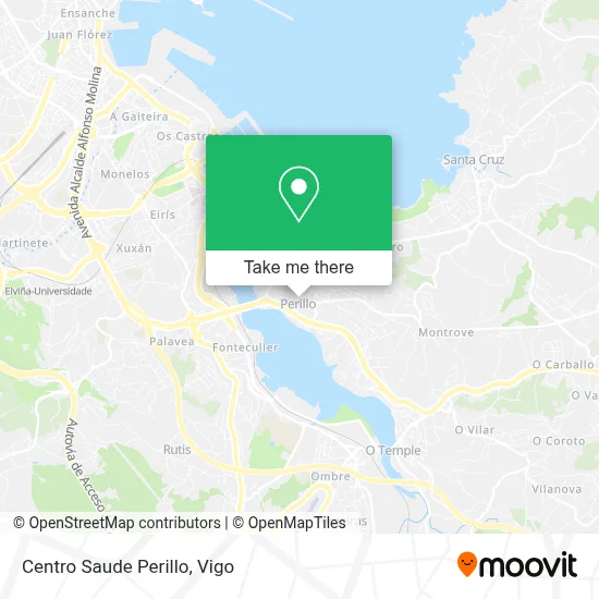 Centro Saude Perillo map