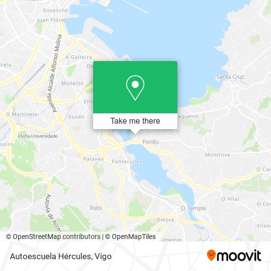 Autoescuela Hércules map