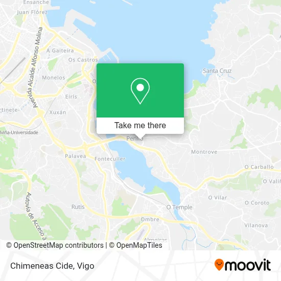 Chimeneas Cide map