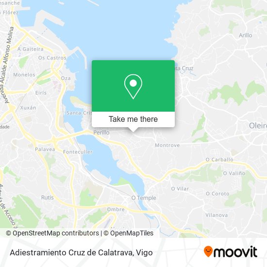 Adiestramiento Cruz de Calatrava map