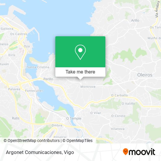 Argonet Comunicaciones map