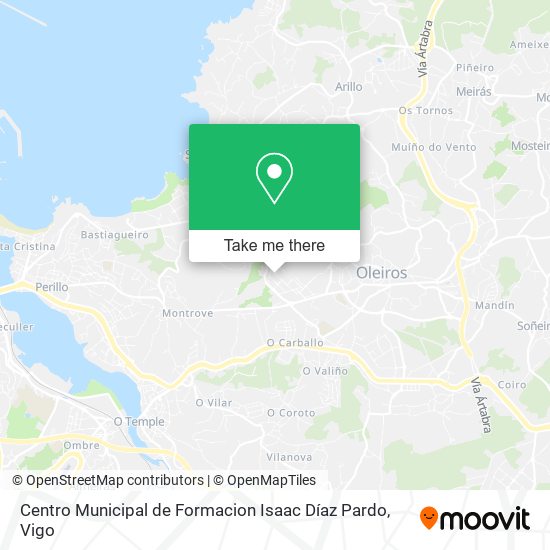 Centro Municipal de Formacion Isaac Díaz Pardo map