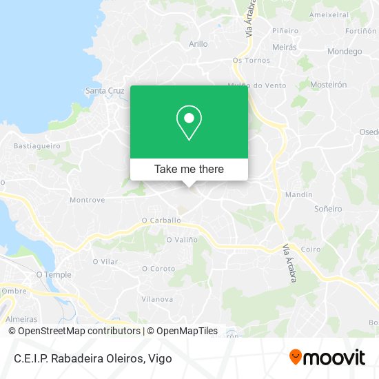 C.E.I.P. Rabadeira Oleiros map